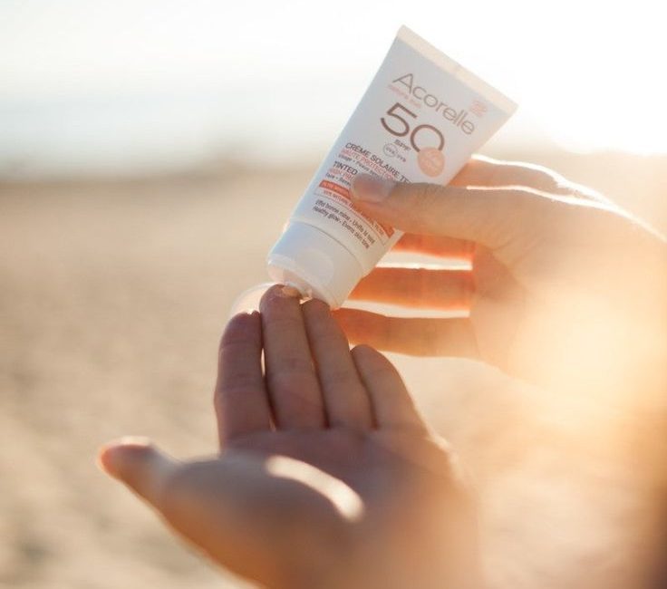 creme solaire teintee spf50 bio 50 ml